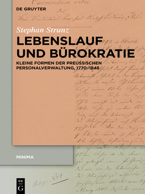 cover image of Lebenslauf und Bürokratie